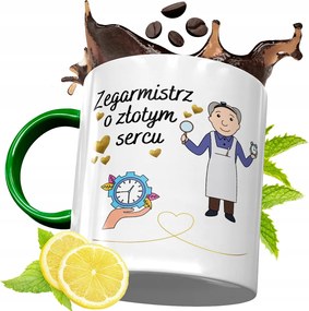 Zöld Bögre Óramesternek Születésnapi Ajándék fényképes nyomtatással