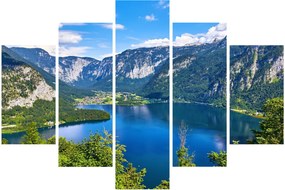 Kép - Hallstatt tó, Hallstatt, Austria (150x105 cm)