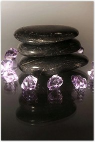 Poszterek 80x120 Lila kristályok