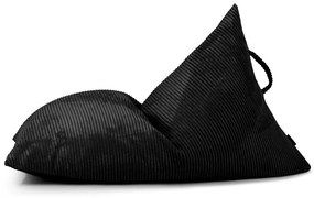 Fekete kordbársony gyerek babzsákfotel Razzy – SLOWDOWN