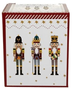 Karácsonyi diótörős porcelán szűrős teás bögre Christmas Nutcracker