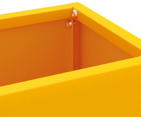 Mustár Sárga Esernyőtartó, 28x12x41 cm, Acél