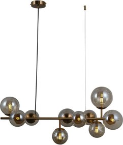 Italux glamour modern függeszték frontera borostyán mézédes itxpnd-40423-10a