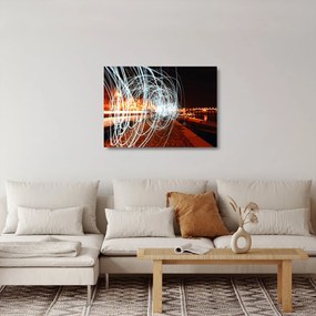 A fényhullámok képe (üvegen) (70x50 cm)