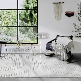 Krémszínű szőnyeg 160x235 cm Bartoux Cream White – Elle Decoration