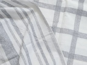 Renforcé pamut ágynemű LINKY szürke Ágyneműhuzat mérete: 70 x 90 cm | 140 x 220 cm