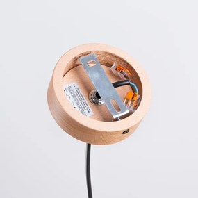 Sollux SL.1351 - Csillár zsinóron MARION 1xE27/15W/230V átm. 29,5 cm fekete