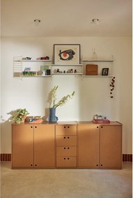 Natúr színű komód 197x80x40 cm Wally – Teulat