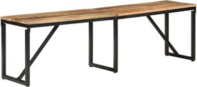 vidaXL tömör mangófa pad 160 x 35 x 46 cm