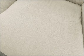 Krémszínű műszőrme babzsákfotel Lilibet – Bobochic Paris