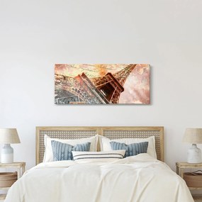 Kép - Eiffel-torony vintage stílusban (120x50 cm)