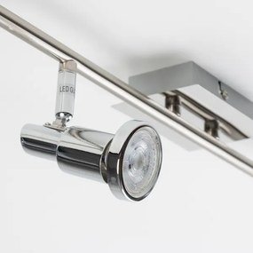 LED spotlámpa 6xGU10/5W/230V, fényes króm