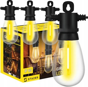 Kültéri Kerti Fényfüzér Led Kültéri Izzó 5M 230V