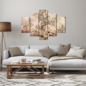 Kép - Vintage madár festmény (150x105 cm)