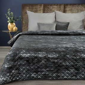 Blink bársony ágytakaró Fekete 170x210 cm