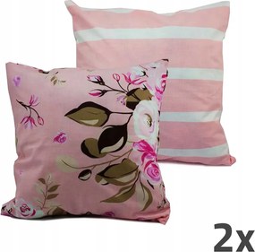 Home Elements Kétoldalas párnahuzat, rózsaszín, 2 db-os szett