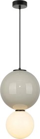 Italux modern függeszték pieve matt fehér opál szürke itxpnd-95221-1l-gr