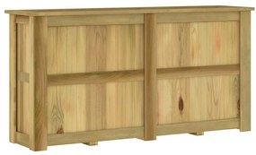 impregnált fenyőfa magaságyás 196 x 50 x 100 cm