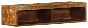 tömör újrahasznosított falra szerelhető TV-szekrény 80x30x19 cm