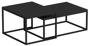 Leka Black összecsukható asztal, 2 db