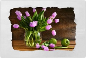 Poszterek 90x60 Lila tulipánok