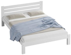 Fenyő ágy 140x200 Ajza fehér