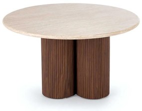 Donovan dohányzóasztal, kő / dió