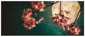 Kép - Sakura teliholdkor (120x50 cm)