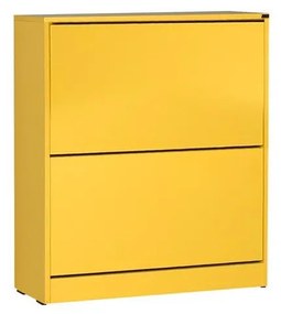 Cipőtároló (cipősszekrény) Shecoletta 5 (sárga). 1108488