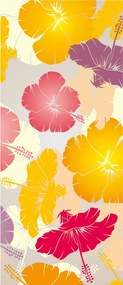 Flizelin fotótapéta Hibiszkusz Virágok Egzotika Elegancia 91x211 +ragasztó