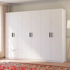 LITA Óriásgardrób 270 cm. Fehér Színben.