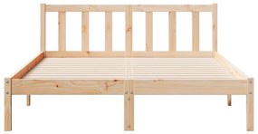 tömör fenyőfa extra hosszú ágykeret matrac nélkül 160 x 220 cm