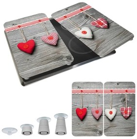 WENKO 2521481100 - 30x52 cm-es színes/szürke/átlátszó fedőlap