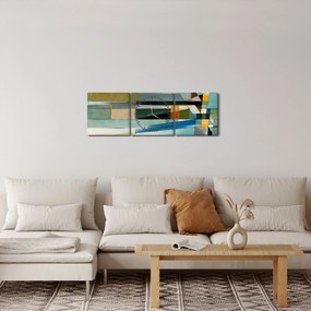 Kép - Absztrakció (órával) (90x30 cm)
