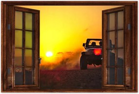 Poszterek 90x60 Terepjáróval a sivatagban