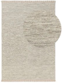 Wool szőnyeg Silas Cream/Grey 200x300 cm