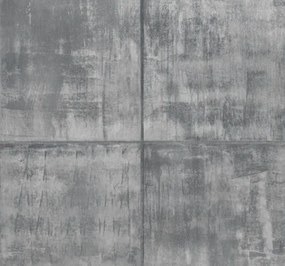 Fali tapéta beton lapok négyzetek szürkePP3402