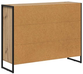 Oldalsó szekrény Művészi tölgy 96,5 x 30 x 75 cm Faanyag