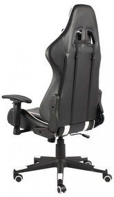 fehér PVC forgó gamer szék