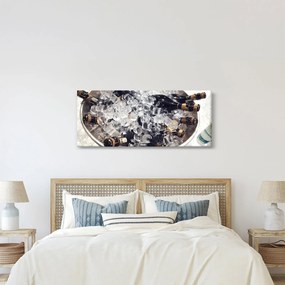 Kép - pezsgő a jégben (120x50 cm)
