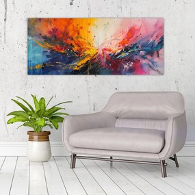 Kép - Színes absztrakció (120x50 cm)