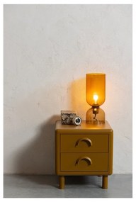 Okkersárga fém éjjeliszekrény Rune – WOOOD