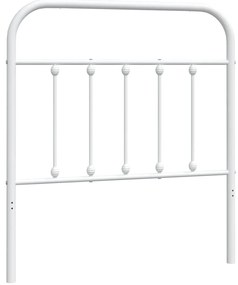 fehér fém fejtámla 90 cm