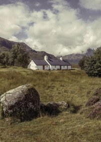 Poszter 42x59,4cm Glen Coe kunyhó, Assaf Frank