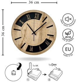 Fali óra ø 36 cm Dylan – Styler