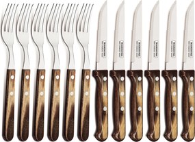 Tramontina Steak evőeszközök 12el. Gaucho Polywood