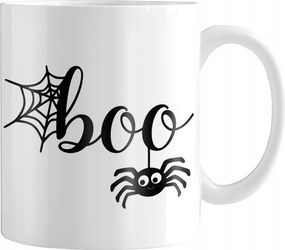 Halloween Mintás Bögre Pók Boo Őszi Ajándék