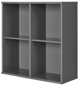 Antracitszürke függő könyvespolc 70x70 cm Mistral – Hammel Furniture