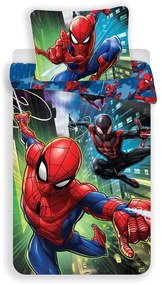 Egyszemélyes pamut gyerek ágyneműhuzat 140x200 cm Spider-man – Jerry Fabrics