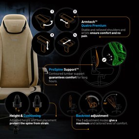 Játék szék Diablo X.Eye Prime Broken Gold Normal Size